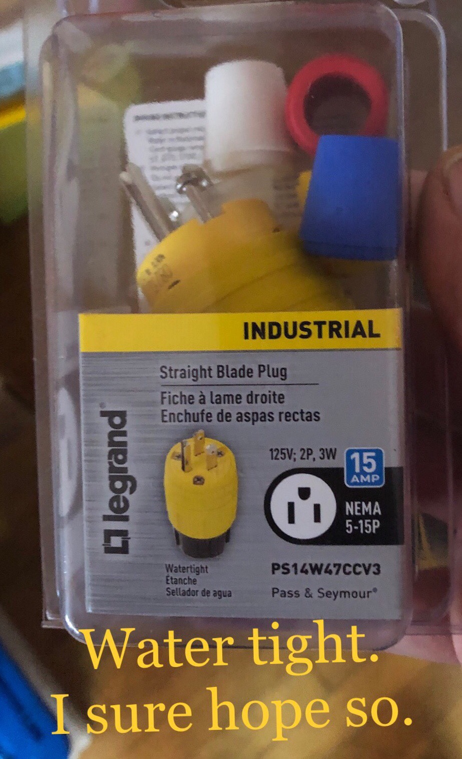 Replacement plug end in package