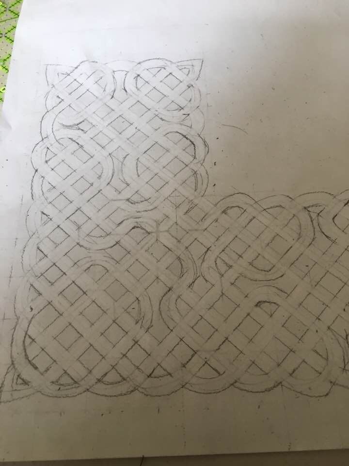 Knotwork step 7 erase the middle line