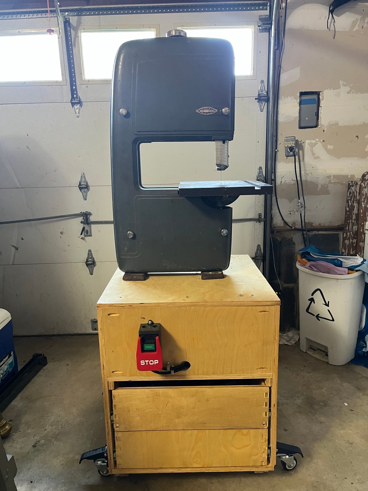 Band saw cabinet&nbsp;electrical