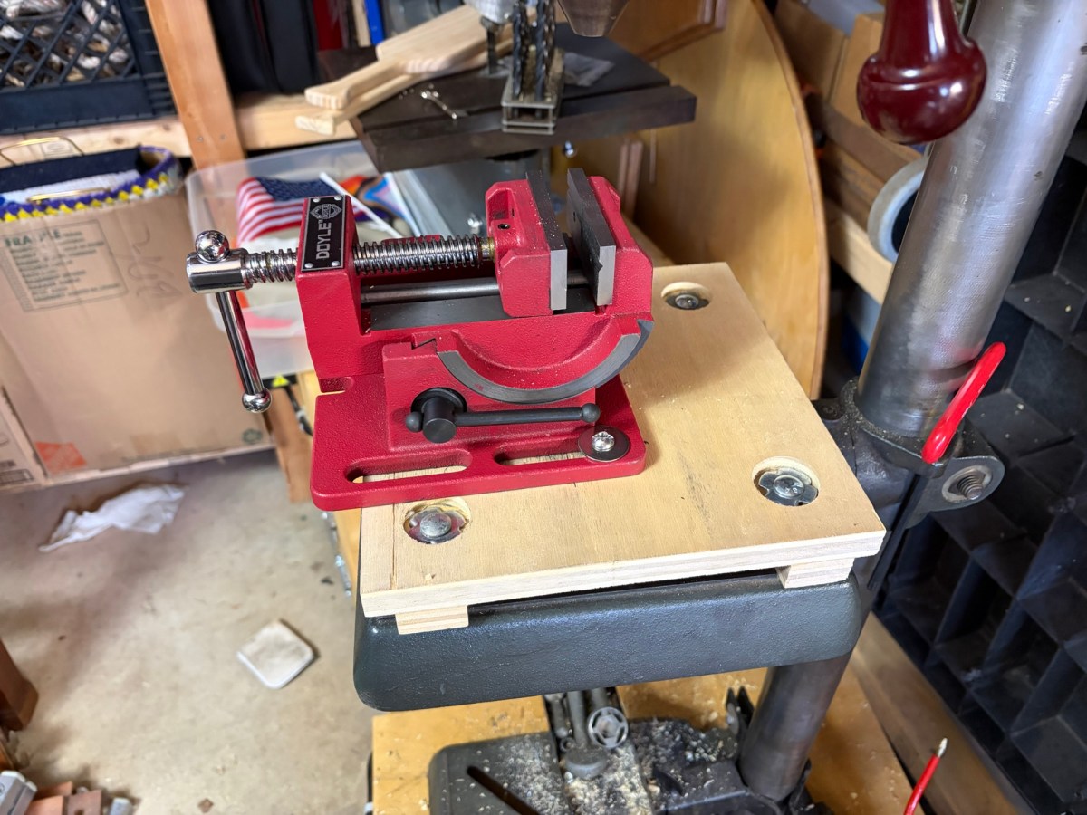 Adding cradle vise to the drill&nbsp;press